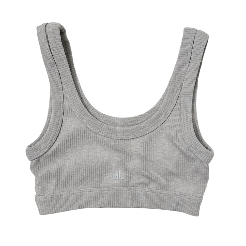 Alo Yoga Wellness Bra  Dove Grey‎ Size X Small - Picture 7 of 12